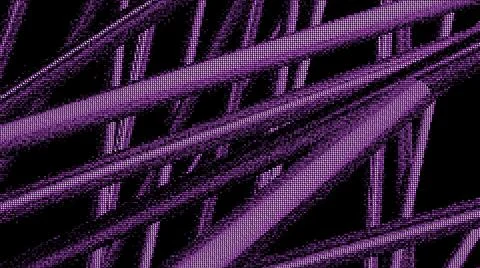 Abstract high tech pattern dark pink endless round shaped long stripes. Motion Stock Illustration