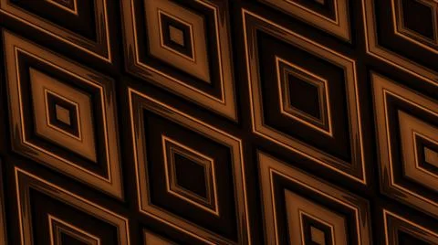 Abstract high tech pattern dark pink endless round shaped long stripes. Motion Stock Illustration