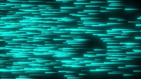 Abstract High Tech Surface Background With Neon Rays Moving Forward Stock-Footage 342782154