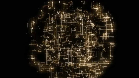 Abstract High Technology Digital Data Patterns Background Fx Stock Footage 140612158