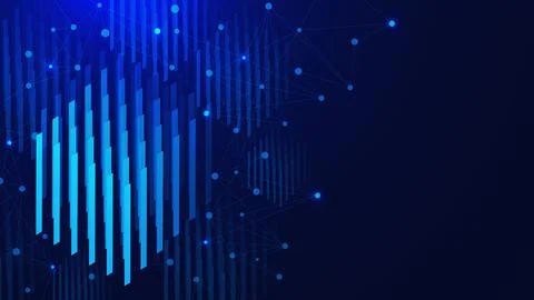 Abstract high technology digital network connection Stock Illustration