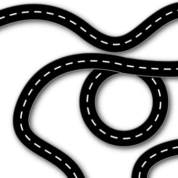 Abstract highway Stock Illustration