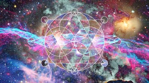 Abstract hipster geometric background. Elements of this image furnished by NA Foto stock