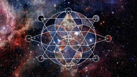 Abstract hipster geometric background. Elements of this image furnished by NA Foto stock