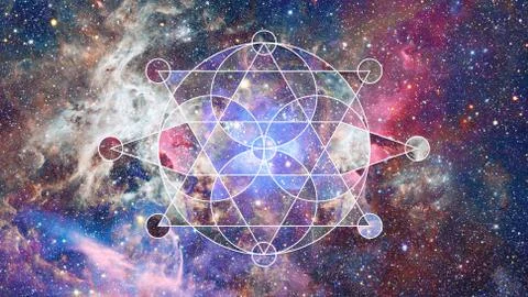 Abstract hipster geometric background. Elements of this image furnished by NA Foto stock