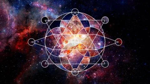 Abstract hipster geometric background. Elements of this image furnished by NA Foto stock