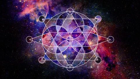 Abstract hipster geometric background. Elements of this image furnished by NA Foto stock