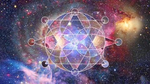 Abstract hipster geometric background. Elements of this image furnished by NA Foto stock