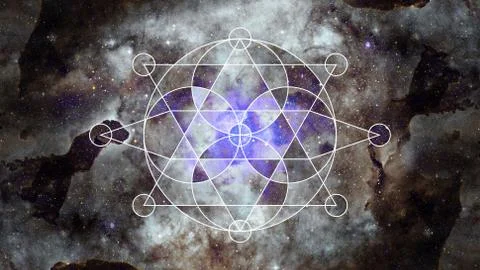 Abstract hipster geometric background. Elements of this image furnished by NA Foto stock