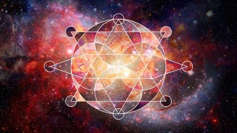 Abstract hipster geometric background. Elements of this image furnished by NA Foto stock