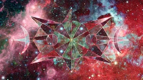 Abstract hipster geometric background. Elements of this image furnished by NA Stock Photos