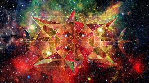 Abstract hipster geometric background. Elements of this image furnished by... Stock Photos