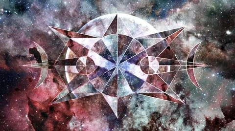 Abstract hipster geometric background. Elements of this image furnished by... Stock Photos