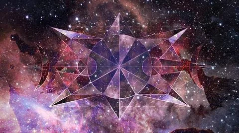 Abstract hipster geometric background. Elements of this image furnished by... Foto stock