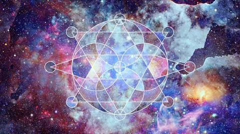 Abstract hipster geometric background. Elements of this image furnished by... Foto stock