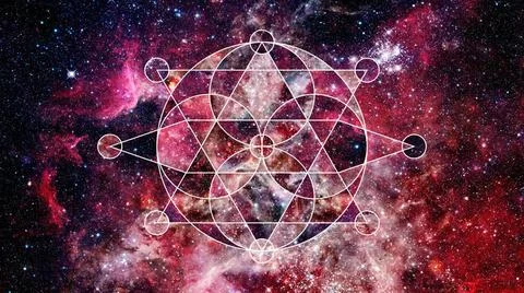 Abstract hipster geometric background. Elements of this image furnished by... Foto stock