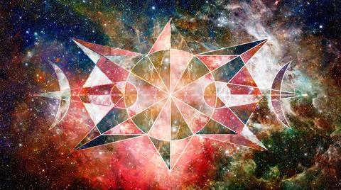 Abstract hipster geometric background. Elements of this image furnished by... 스톡 사진