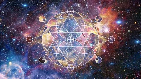 Abstract hipster geometric background. Elements of this image furnished by... Foto stock