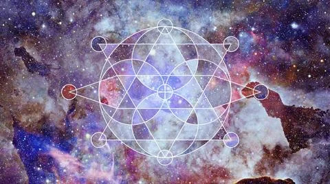 Abstract hipster geometric background. Elements of this image furnished by... Foto stock