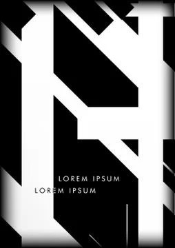 Abstract Hipster Lines Background . Vector Design Stock Illustration