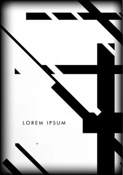 Abstract Hipster Lines Background . Vector Design Stock Illustration