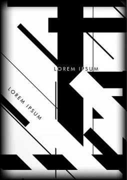 Abstract Hipster Lines Background . Vector Design Stock Illustration