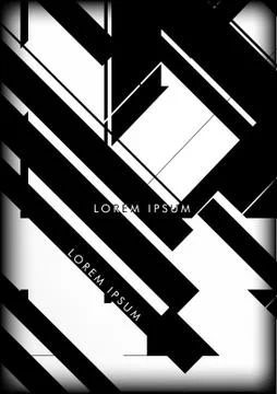 Abstract Hipster Lines Background . Vector Design Stock Illustration