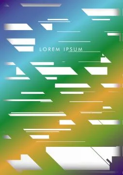 Abstract Hipster Lines Background . Vector design with a mix of colors and sh Stock Illustration