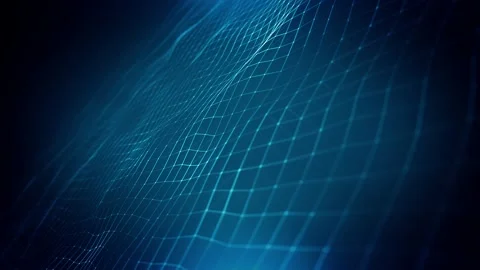 Abstract Hitech Light Grid With Facets Seamless Loop Vidéo 202912141