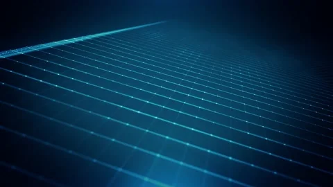 Abstract Hitech Rounded Plexus Facets Seamless Loop Stock Footage 201155851