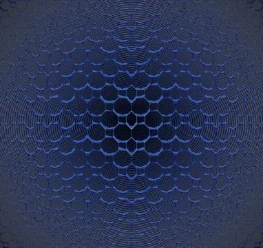 Abstract hole pattern gray blue centered Stock Illustration