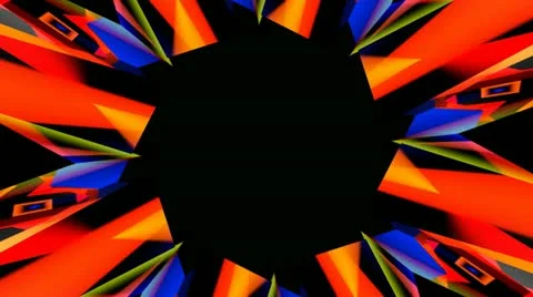 Abstract hole starlish Stock Footage 18108865