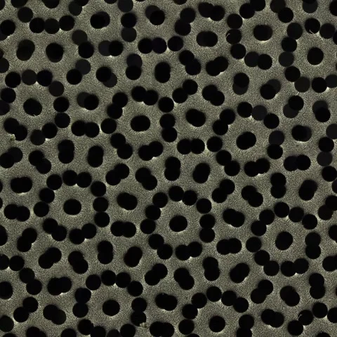 Abstract holes background design with changing patterns Stock Footage 233186560