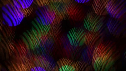Abstract holiday background of blinking lights with pattern. Stock Footage 72606180
