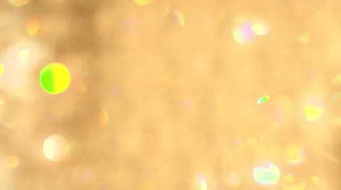 Abstract holiday blinking golden background. Crystals closeup Stock Footage 50055060
