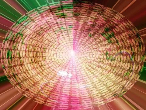 Abstract hologram Stock Illustration