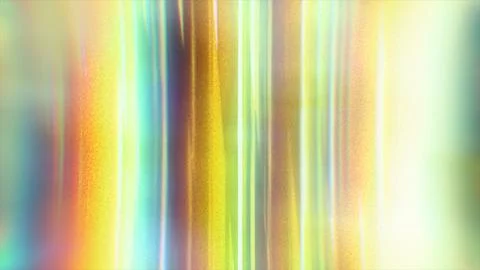 Abstract holographic blurred background with bright vertical light leaks. Stock Illustration