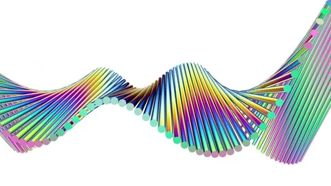 Abstract holographic figure. Seamless loop. Stock Footage 141659632