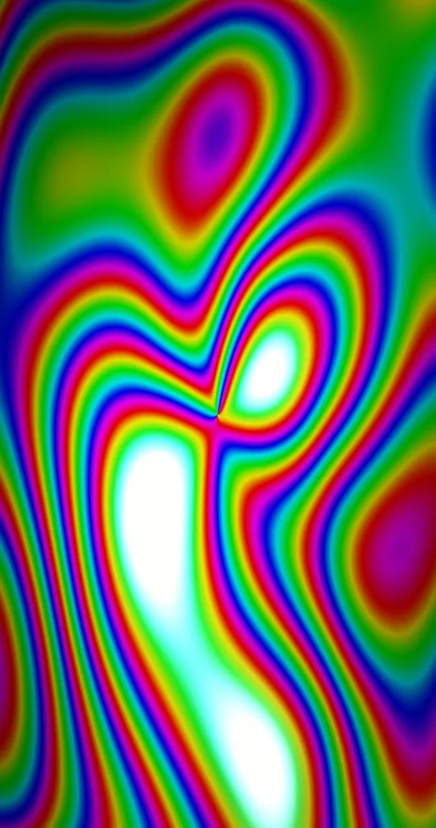 Abstract holographic gradient animated background with magenta deep colors Stock Footage 331203574