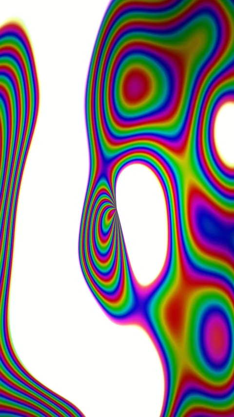Abstract holographic gradient animated background with magenta deep colors Stock Footage 331273108