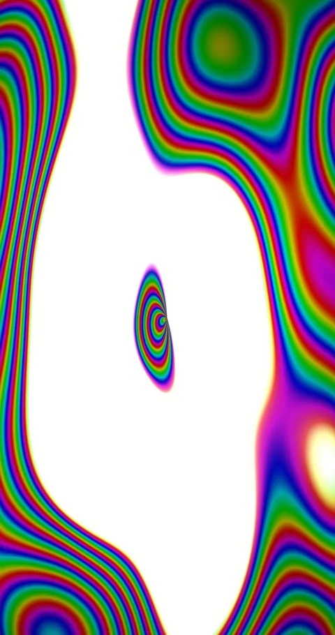 Abstract holographic gradient animated background with citrus soft colors Stock Footage 331967863