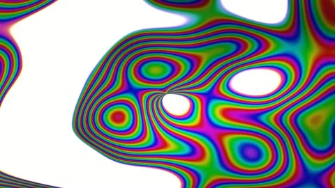 Abstract holographic gradient animated background with cobalt mid colors Stock Footage 332011767