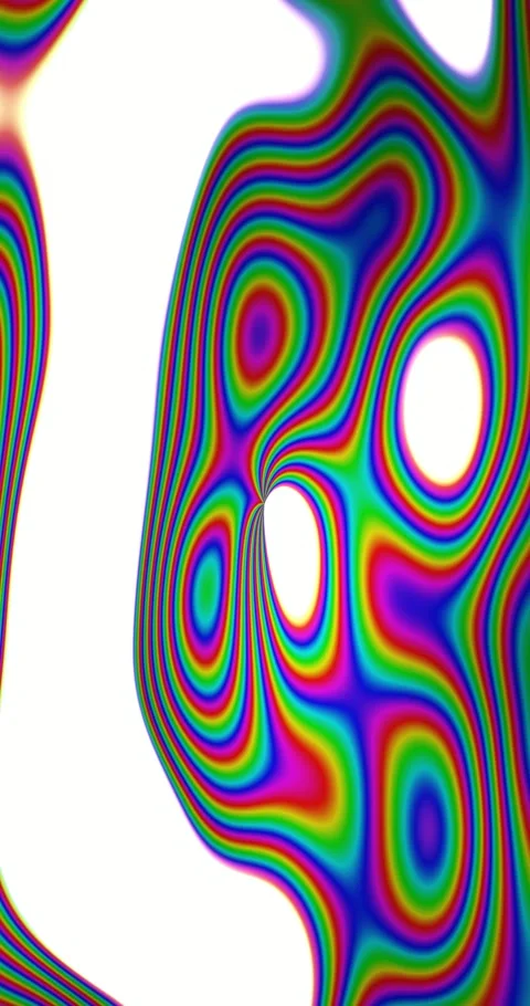 Abstract holographic gradient animated background with cyan soft colors Stock Footage 332079467