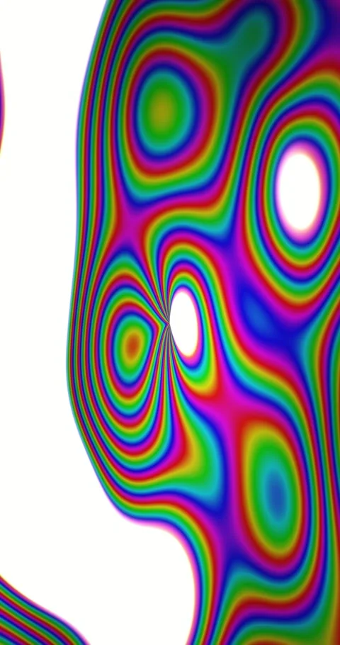 Abstract holographic gradient animated background with amber mid colors Stock Footage 332099138