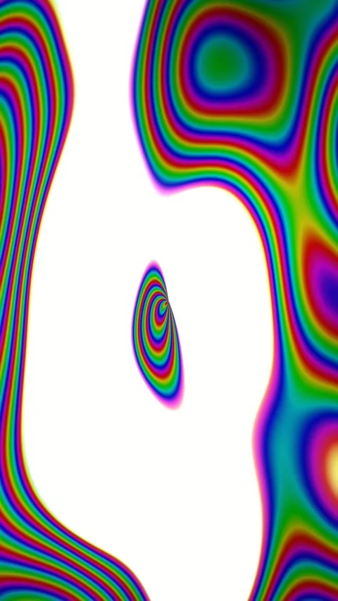 Abstract holographic gradient animated background with indigo soft colors Stock Footage 332174321