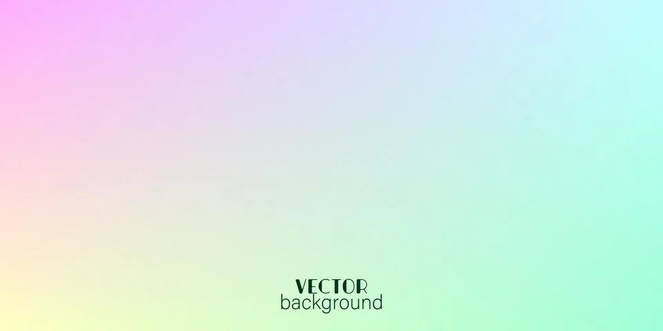 Abstract Holographic Gradient neon Vector Illustration. Fashionable pastel .. Stock Illustration