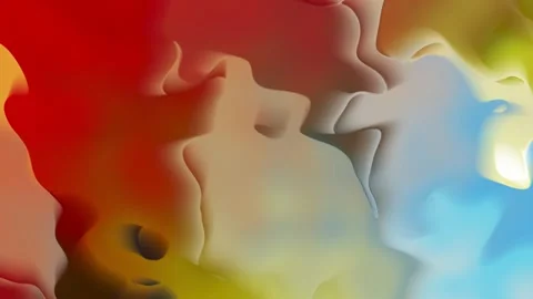 Abstract holographic gradient rainbow animation. 4K motion graphic. Trendy Stock Footage 195006466