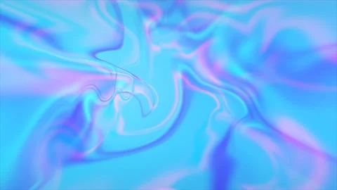 Abstract Holographic Liquid Background Iridescent Fluid Flow Stock Footage 340143272