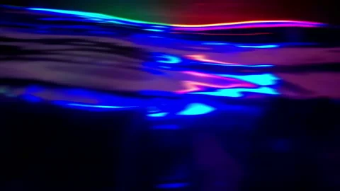 Abstract holographic liquid background, ripples, trendy neon color Stock Footage 116881659