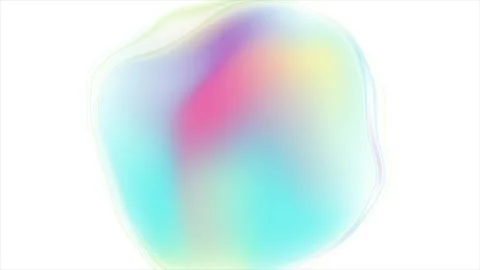 Abstract holographic liquid gradient shape motion background Stock Footage 339758119